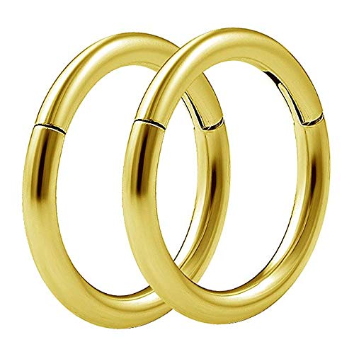 See full amazon price history chart for Gadgetsden Golden Stainless Steel 16 g Hinged Segment Nostril Seamless Clicker Cartilage Nose Lip Ear Tragus Helix Piercing Hoop for Men and Women -2 Pieces Gadgetsden Golden Stainless Steel 16 g Hinged Segment Nostril Seamless Clicker Cartilage Nose Lip Ear Tragus Helix Piercing Hoop for Men and Women -2 Pieces (B07S8P7YV7) Amazon Price History, Amazon Price Tracker