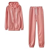 Coincidencia: Loungewear el color sólido es conveniente para la coincidencia de colores. Se verá genial con blusas de manga corta o manga larga y zapatos deportivos. Estilo deportivo limpio y moderno.