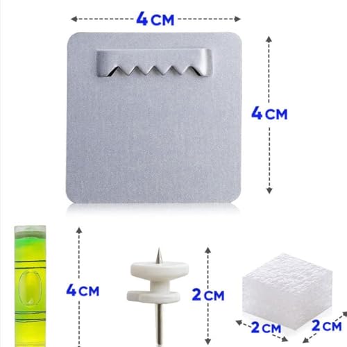 Image of Picture Hangers Set Parts Hardware Multifunctional Decoration Wall Hanging Hooks Photo Frame Hanging for Paintings Artwork, 10pcs
