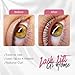 Libeauty Lash Lift Kit, Eyelash Perming Kit with Open Eye Silicone Shields, DIY Lash Lamination for Home and Salon, Eyelash Curling Wave Set with Glue Balm and Brushes