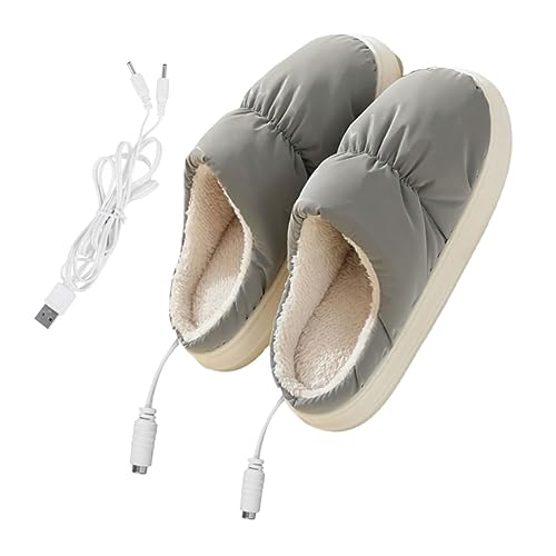 Pantoufles chauffantes OUNONA USB le cadeau parfait pour l'hiver