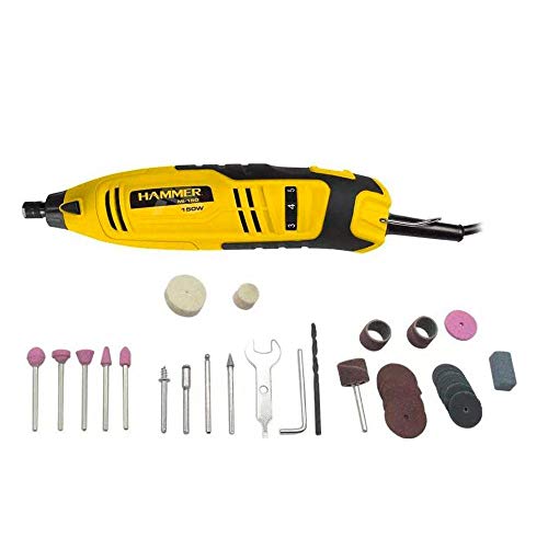 Kit micro retífica 150 watts 41 acessórios - GYMI150 - Hammer (110V)