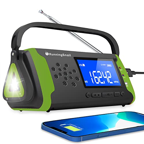 RunningSnail Emergency Solar Powered Portable Radio