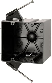 10 Pack Allied Moulded P-442 Flexbox 2 Gang Angled Nail Switch - Outlet Box with Speed Klamps