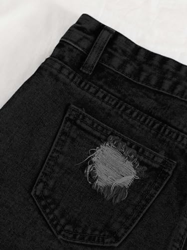 Aahwan black denim shorts – image 4