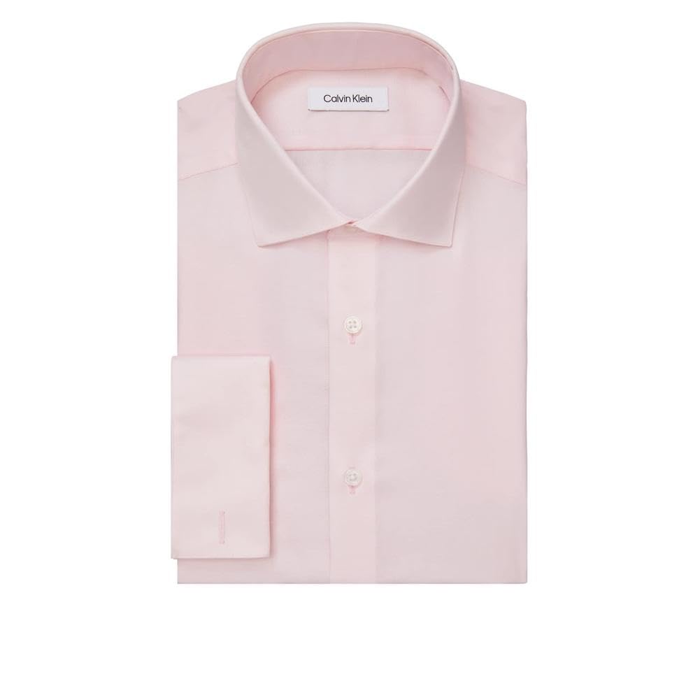 Calvin Klein Męska koszula typu smoking Non Iron Slim Fit French Cuff Dress Shirt Smoking