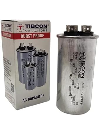 Image of 45+2 MFD 440V Tibcon Capacitor for Air Conditioner (Split & Window Air Conditioners) 1 Ton & 1.5 Ton & 2 Ton Air Conditioner