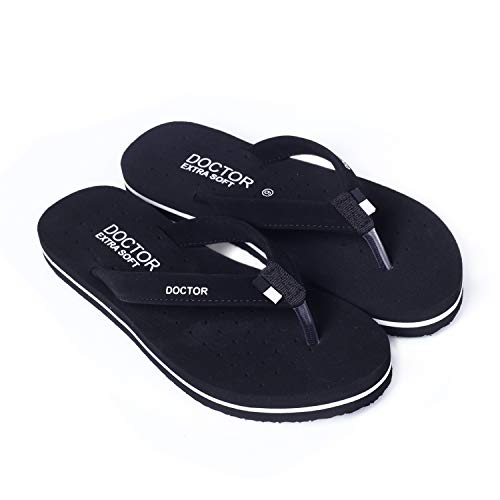 Image of DOCTOR EXTRA SOFT House Slipper for Women's Care Dr Orthopaedic Super Comfort Fitting Flat Cushion Chappal Flip-Flop for Ladies & Girl's
