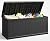 Lyromix 260 Gallon Outdoor Extra Large Resin Storage Box, Waterproof Deck Box Lockable & UV-Resistant, Outside Cushion Storage for Patio Furniture, Garden Tools, Pool Accessories, Black