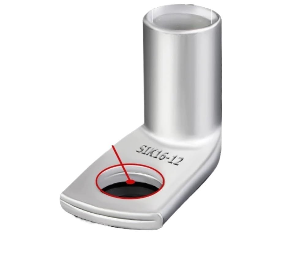 Terminal de cable tipo L para conectar en angulo recto de 90 grados con punta curva SIK70-6