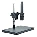 Monocular Big Heavy Duty Metal Boom Stereo Microscope Camera Table Stand Holder 50mm Ring +300X Zoon C-mount Lens (300X Zoon Lens)