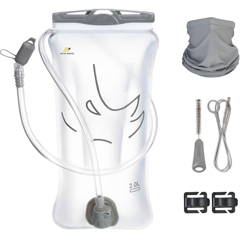 N NEVO RHINO Bolsa de Hidratação de 2L À Prova de Vazamentos, Reservatório de Água Livre de Bpa para Mochila de Caminhada, Bolsa de Armazenamento de Água com Ampla Abertura para Substituir A Bolsa