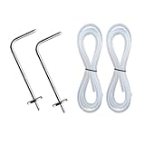 ZIBOO ASP2 Soft Tube,Static Pressure Probes with Compatible with Fieldpiece JL3KM2, SDMN5,SDMN6,ADMN2,HVAC Pitot Static Tube Fit for Many Dual Port Manometer with2x 39.37FEET(1.0M) Soft Tube
