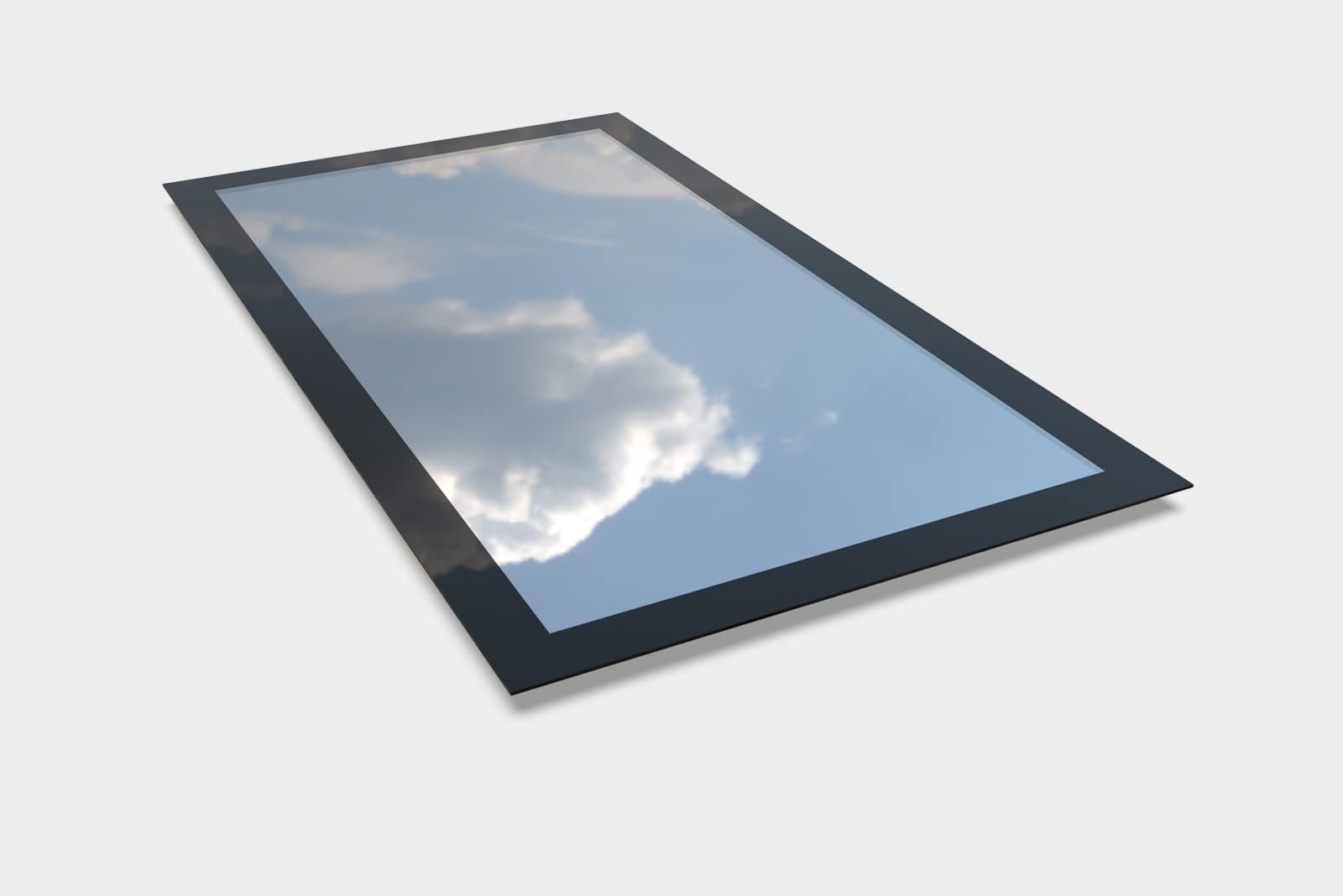 Skylight 1000 x 2000 mm Triple Glazed Rooflight Window Toughened Glass