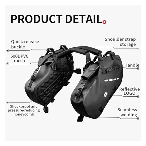 Solución de almacenamiento impermeable y universal para equipaje de moto en ruta 4