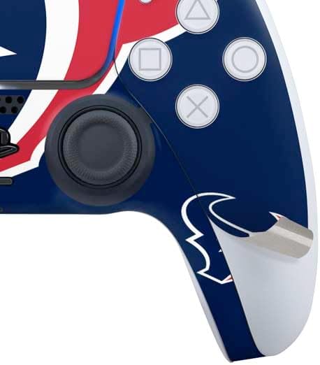 Miniatura 4 de Skinit Calcomanía para juegos compatible con PS5 Bundle  Diseño de logotipo grande con licencia oficial de los Houston Texans de la NFL