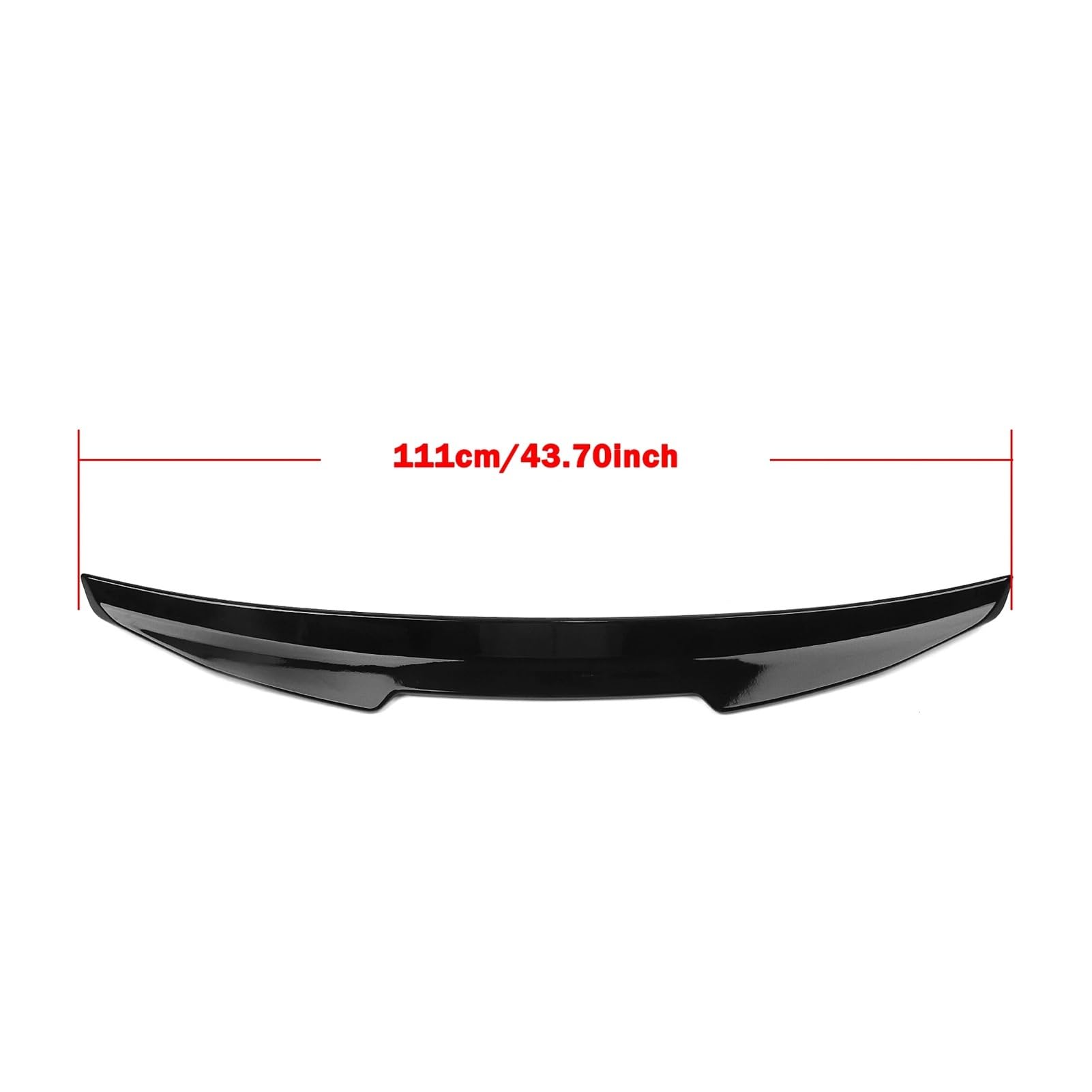WDPASODYU Rear Trunk Spoiler Wing Lid Trim Lip Compatible with Acura TL 2004-2008(Glossy Black)