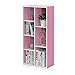 Furinno LUDER Book Shelf, 7-Cube Bookshelf, Bookcase, 9.4