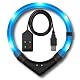 Hunde Leuchthalsband Leuchtie Easy Charge USB Aufladbar