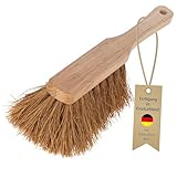 Kerbl Handfeger, Holz, Kokosborsten, 32 x 4,5 x 9cm, 0,182kg, hochwertig, schräge Borstenanordnung, abgerundete Besenkante (Packung mit 2)