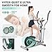 Dripex Elliptical Cross Trainer For Home, Magnetic Elliptical Machines Fitness w/ 16 Level Resistance, 6KG Flywheel, Pulse Sensor, LCD Monitor, Device Holder