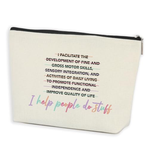 Azteoiz Occupational Therapy Makeup Bag Therapist Cosmetic Bag for Women 05
