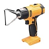 Aprovechar el calor del tiro de la chimenea 41 Tomvorks Temperaturas de Aire de Aire Caliente Ajustable Herramienta de Calefacción de Agarre de Acero Inoxidable, Diseño de Doble Bobinas, (5 Nozzels y 2 raspadores)