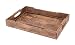 Produktbild Tablett Serviertablett Holz Mango braun Holztablett Deko Dekotablett Dunkelbraun (Groß (46 x 30 cm))