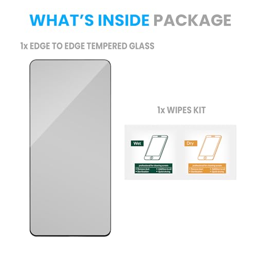 Image of ArmourPro Military Grade Privacy Tempered Glass Screen Protector for Redmi Note 13 Pro Plus, Note 13 Pro and Poco X6 Neo (6.67 Inch) With Installation Kit | Edge to Edge Coverage | Black