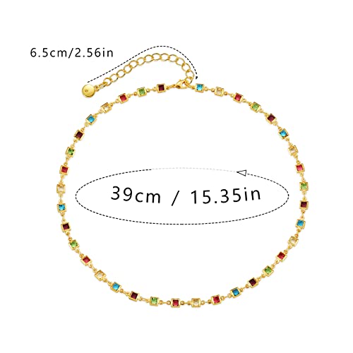 Beaded Choker Necklaces for Women 18k Gold Plated Dainty Gold Choker Necklaces for Women2