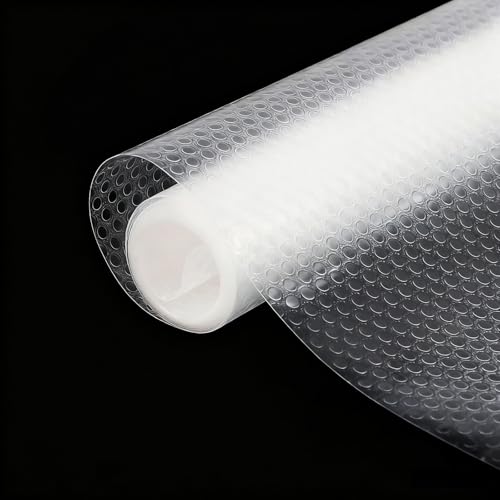 AYESY Protector Cajones Cocina, Cuttable EVA Plastico Alfombrilla para Cajón Estera del Refrigerador No adhesiva, Impermeablea Estantes el Gabinete Estera para Nevera Mueble Fregadero Estante 300*30cm