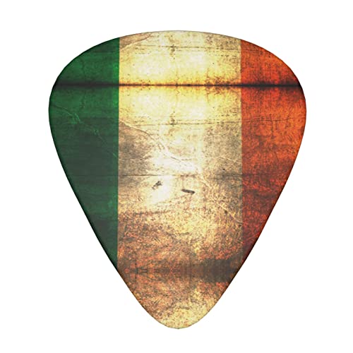 Ensemble de 12 médiators de guitare drapeau irlandais pour guitare acoustique, guitare électrique, contrebasse, ukulélé - Les Beatles, Paul McCartney, John Lennon, RIngo Starr, George Harrison Ensemble de 12 médiators de guitare drapeau irlandais pour guitare acoustique, guitare électrique, contrebasse, ukulélé