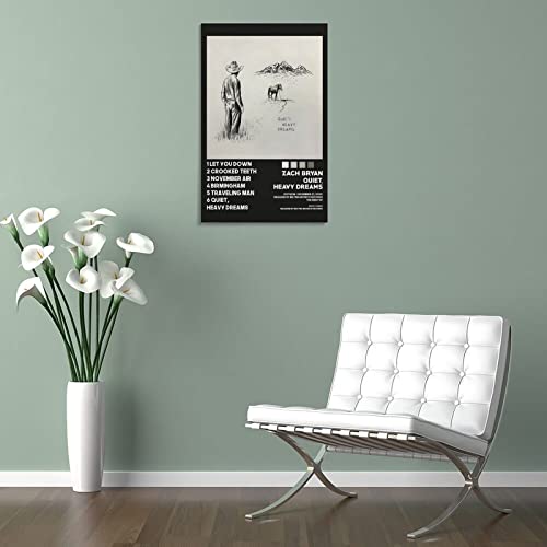 Zach Bryan impression toile haute definition decoration interieure 60x90 - 5