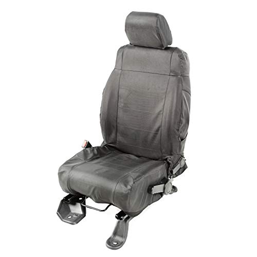 Buy 1 get 1 🔥 Rugged Ridge 13216.12 Ballistic Seat Cover Kit, Front, Black; 11-18 Jeep Wrangler JK/JKU