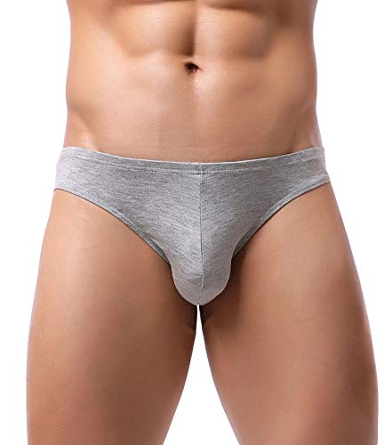 WINDAY Men's Underwear Micromodal Bikinis Seamless Breathable Briefs3