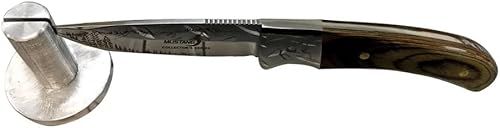 Miniatura 5 de Fury Mustang Wildlife Collector's Series Cuchillo de hoja fija con funda de nailon, 8 pulgadas
