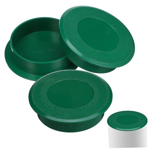 WOONEKY 3pcs Hole Putting Cup Golf Training Cup Cover Practice Aid Portable Lightweight Green for Golf