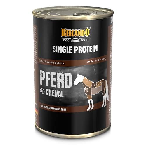 Belcando Nassfutter Single Protein für Hunde, 6x400g Dose
