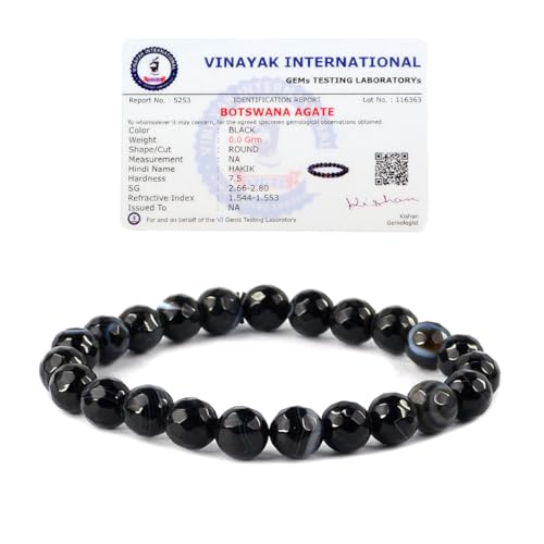 Image of Reiki Crystal Products Certified Natural Crystal Stone 8 mm Diamond Cut /Faceted Beads Bracelet for Men & Women | Reiki Charged Gemstone Bracelet | Multiple Crystal Variants Available