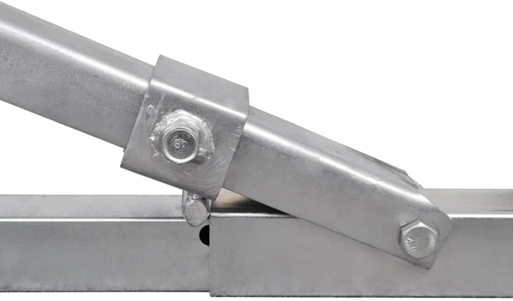 CUSON Adjustable Boat Trailer Bottom Support Bracket with Keel Rollers | Support Bracket for Boats from 2' 7" to 4' Wide - Max Weight Capacity of 1763.7 lb | Silver Zinc-Coated Steel