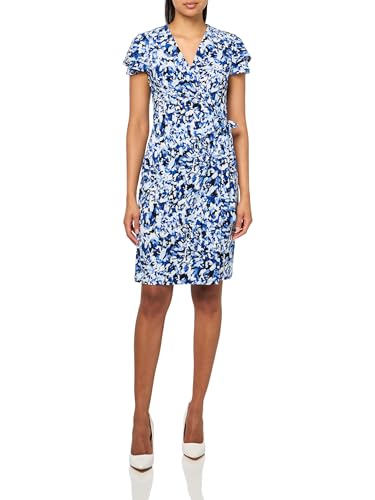 Image of Anne Klein Women's Flutter Sleeve Wrap Dress