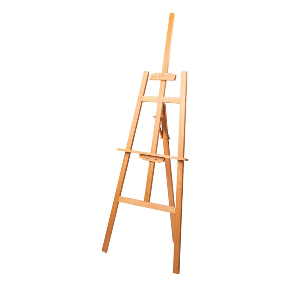 Soporte de exhibición de madera, caballete de pintura para estudiantes, caballete de altura ajustable, para obras de arte, diseño gráfico, lectura, escritura 58 * 116,3 cm