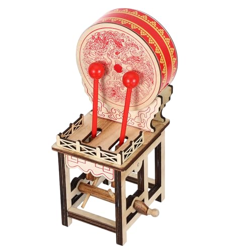Tambour miniature chinois Uonlytech pour décoration intérieure zen