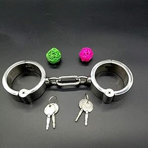 WFJNB 3 Cm Heigh Rvs Handboeien Vergrendeld Bondage Hoofdsteunen Erotische Speeltjes Sex Gereedschap Voor Vrolijke…