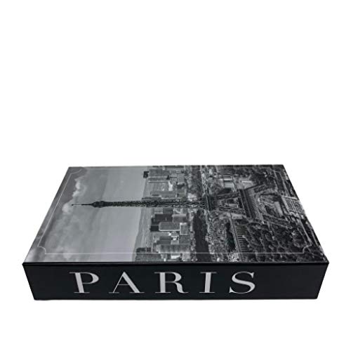 Decoração sala quarto livro caixa fake Paris Torre Eiffel