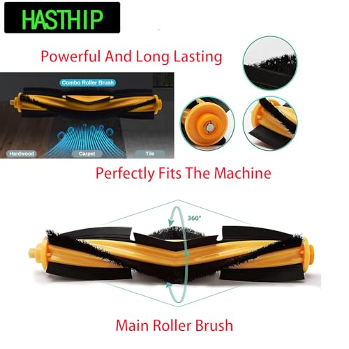 Image of HASTHIP 15Pcs Replacement Accessories for Ecovacs Deebot T8, T8 AIVI, T8 MAX, N8 PRO, N8 PRO Plus Robot Vacuum Deebot N10 Replacement Accessories