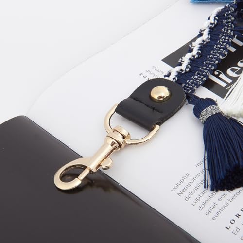 Image of TANOSII Tassel Purse Strap Handbag Strap Replacement Shoulder Crossbody Strap