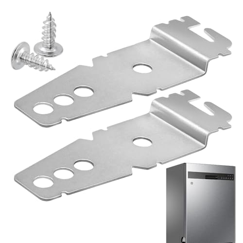 Soporte para lavavajillas - Kit de montaje para lavavajillas, soporte de alta resistencia, soporte para encimera de lavavajillas - Soporte de montaje estable para lavavajillas, piezas de montaje para