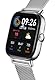 Lotus Power Herren Digital Smartwatch Uhr mit Edelstahl Armband 50044/1, Silber