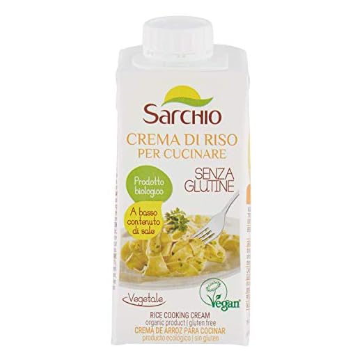 Sarchio Crema di Riso - Biologico - 12 confezioni da 200 ml
